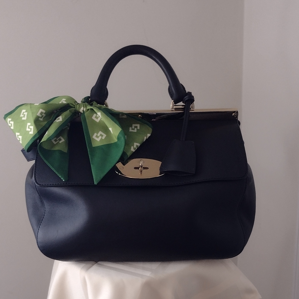 Authentic Mulberry Calfskin Suffolk Bag